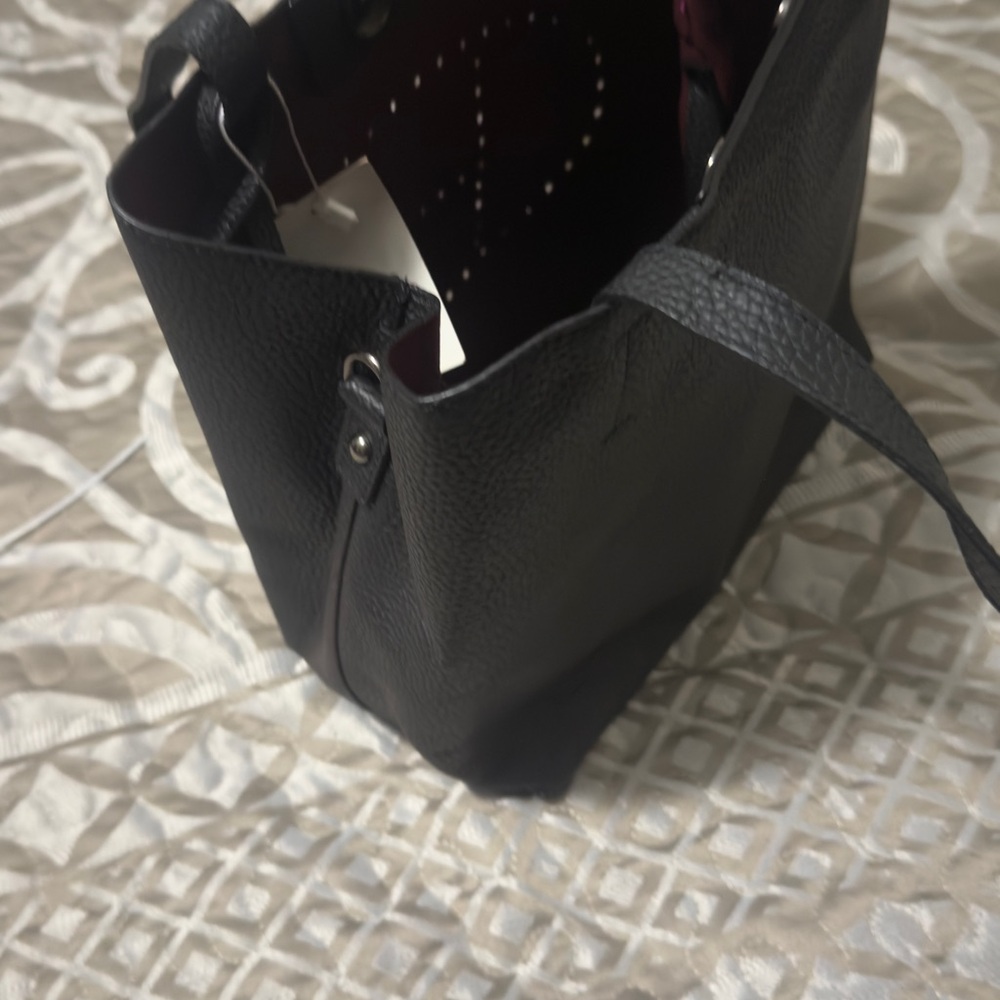 Hermes Black Shoulder Bag with Structured Design